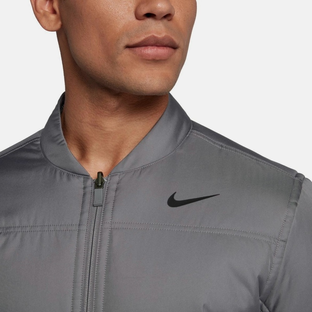 NWOT Nike Reversible Bomber Puff Golf Jacket Mens Medium - Picture 3 of 11